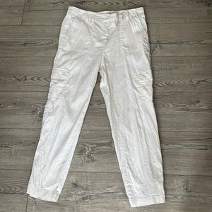 chicos white cargo pants!